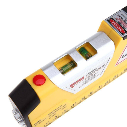 Уровень лазерный LevelPro3 Easy Fix (12 см) со встроенной рулеткой 2,5 м фото 2