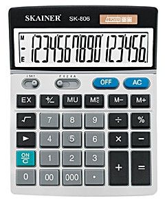 Калькулятор SKAINER SK-806 16 разрядов (настольный)