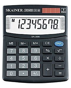 Калькулятор SKAINER SK-308 8 разрядов (средний)
