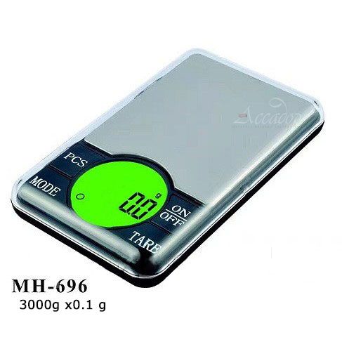 Весы ювелирные электронные карманные 3000 г/0,1 г (MH-696)