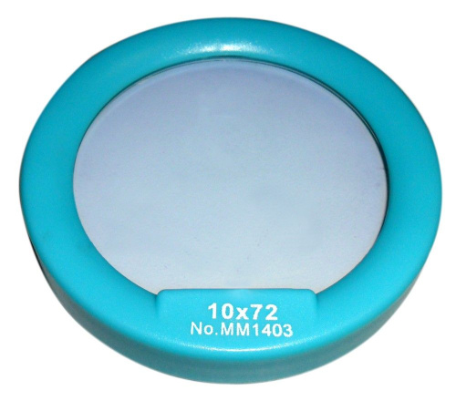 Лупа настольная контактная 10х-72мм без ручки MM1403 фото 3