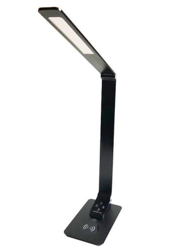 Лампа подсветка настольная хол./теплый свет с бесконтактной зарядкой смартфонов LD-TX18