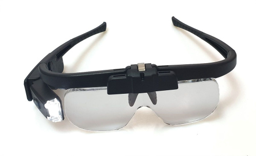 Бинокулярные очки лупы с подсветкой аккум. MG11642DC фото 4