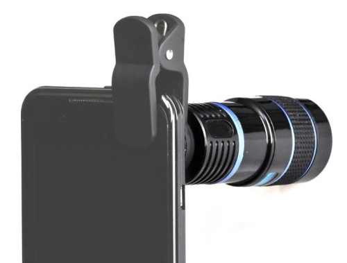 Телескопический объектив с клипсой универсальный для iPhone и других мобильных телефонов фото 4