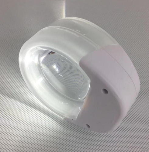 Лупа настольная контактная 10x-60мм с подсветкой 
(LED) белая, с аккумулятором, без ручки, PW6010C фото 7