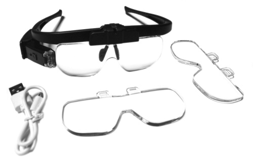 Бинокулярные очки лупы с подсветкой аккум. MG11642DC фото 9