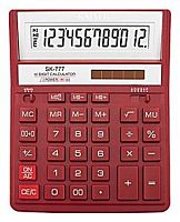 Калькулятор SKAINER SK-777RD 12 разрядов (настольный) красный