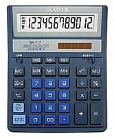 Калькулятор SKAINER SK-777BL 12 разрядов (настольный) синий