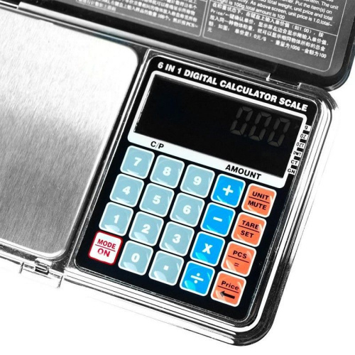 Весы ювелирные электронные карманные с калькулятором 500 г/0,1 г (DP-01) фото 2