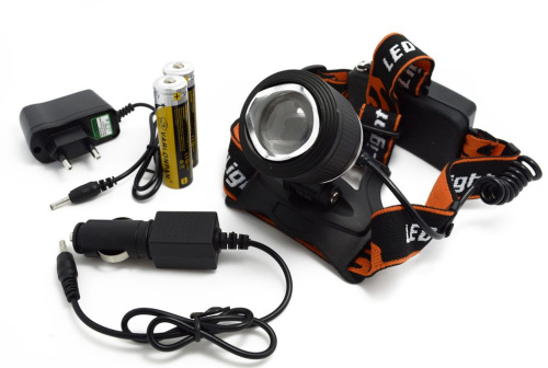 Налобный светодиодный аккумуляторный фонарь с желтым диодом Led Headlight MX-33-2 фото 3