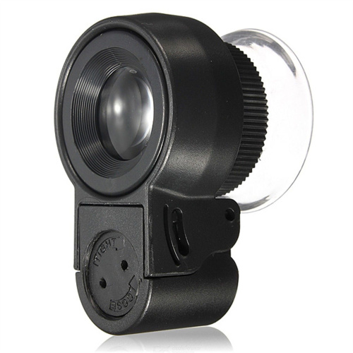 Лупа ювелирная 45x-21мм с подсветкой + ультрафиолет (3 LED) MG13102 фото 7