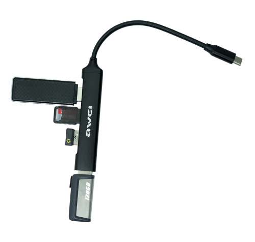 USB-HAB концентратор AWEI CL-150T фото 2