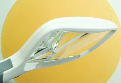 Лупа прямоугольная с подсветкой 102x50mm 4x на аккумуляторе RJS 10250-5LC фото 4